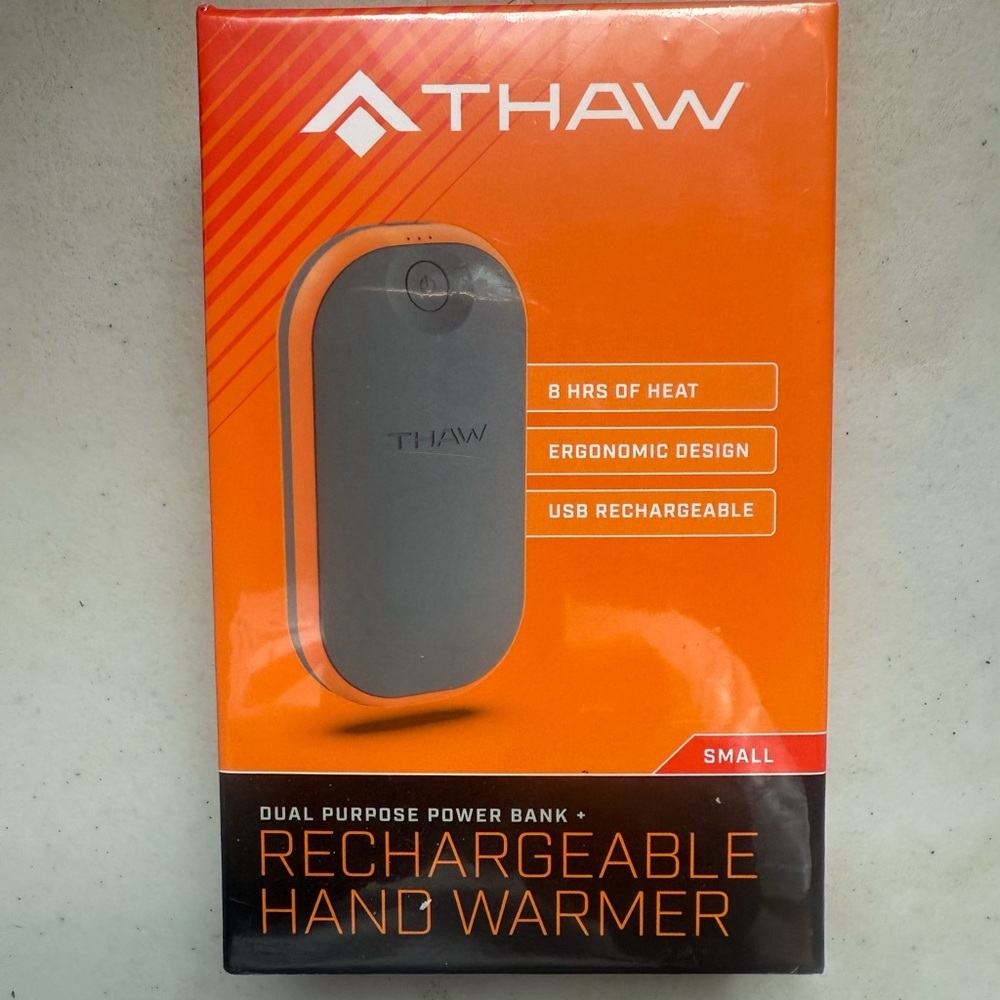 THAW Rechargeable Hand Warmer and Power Bank
